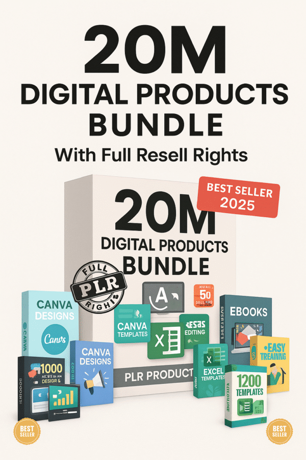 20M Digital Products Bundle